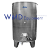 Jacketed, Variable Capacity, Conical Bottom Tanks 1,000 to 2,150 Liter
